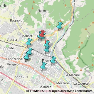 Mappa Via Ermolao Rubieri, 59100 Prato PO, Italia (1.5325)
