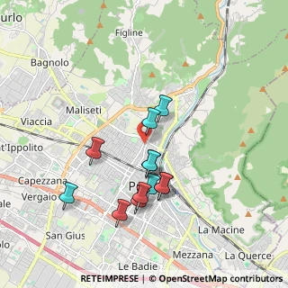 Mappa Via Ermolao Rubieri, 59100 Prato PO, Italia (1.7)