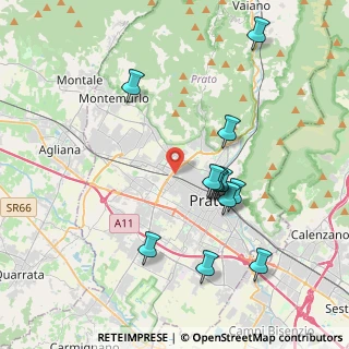 Mappa Via Timavo, 59100 Prato PO, Italia (3.95417)