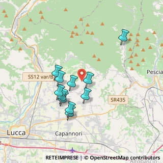 Mappa Strada Vicinale la Via Vecchia, 55012 Capannori LU, Italia (3.23)