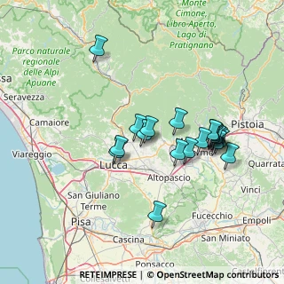 Mappa Strada Vicinale la Via Vecchia, 55012 Capannori LU, Italia (13.5775)