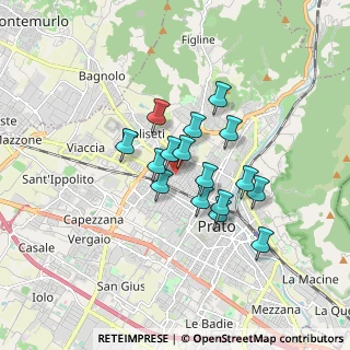 Mappa Via Ticino, 59100 Prato PO, Italia (1.29375)
