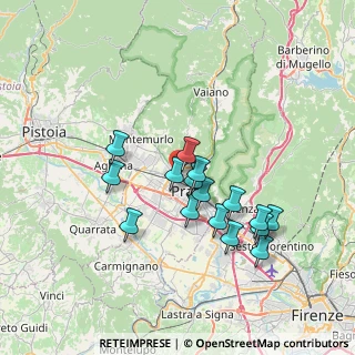 Mappa Via Cilento, 59100 Prato PO, Italia (6.47813)