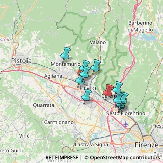 Mappa Via dei Gobbi, 59100 Prato PO, Italia (5.9975)
