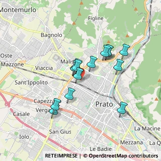 Mappa Via dei Gobbi, 59100 Prato PO, Italia (1.458)