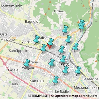 Mappa Via dei Gobbi, 59100 Prato PO, Italia (2.052)