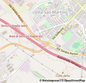 Mappa 61122 Pesaro PU, Italia (0.5485)