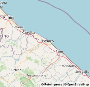 Mappa 61122 Pesaro PU, Italia (13.6895)