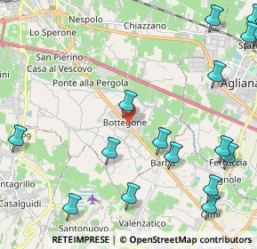 Mappa 51100 Bottegone PT, Italia (3.21444)