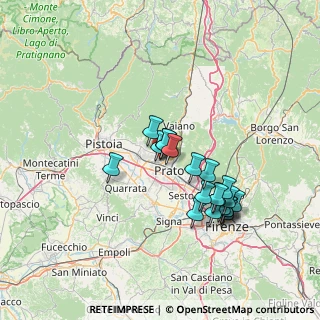 Mappa Via Sant'Anna di Stazzema, 59100 Prato PO, Italia (12.9145)