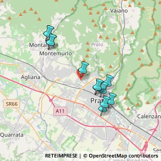 Mappa Via Sant'Anna di Stazzema, 59100 Prato PO, Italia (3.72917)
