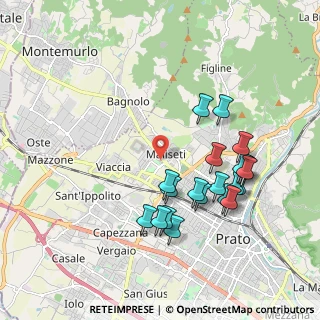 Mappa Via Sant'Anna di Stazzema, 59100 Prato PO, Italia (1.9765)