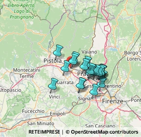 Mappa Via Casello, 51031 Agliana PT, Italia (10.3695)