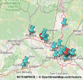 Mappa Via Casello, 51031 Agliana PT, Italia (16.91947)