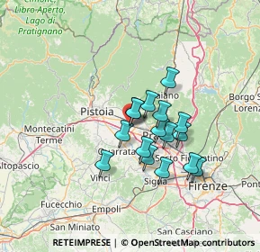 Mappa Via Casello, 51031 Agliana PT, Italia (10.2475)