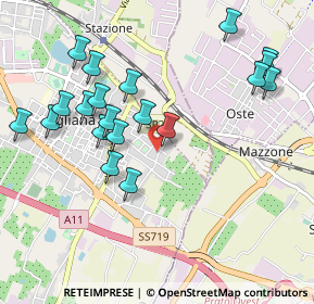 Mappa Via Casello, 51031 Agliana PT, Italia (1.078)