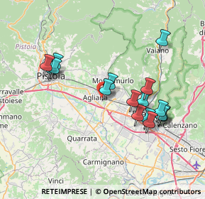 Mappa Via Carso, 51031 Agliana PT, Italia (7.50706)