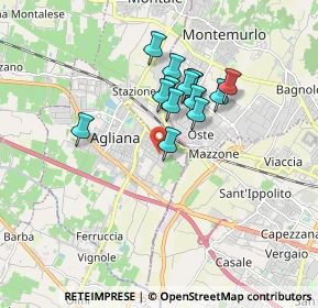Mappa Via Casello, 51031 Agliana PT, Italia (1.36571)