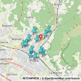 Mappa Via Angelo Brofferio, 59100 Prato PO, Italia (1.52167)