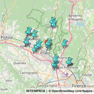 Mappa Via Angelo Brofferio, 59100 Prato PO, Italia (7.0115)