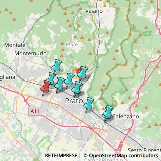Mappa Via Angelo Brofferio, 59100 Prato PO, Italia (3.09917)
