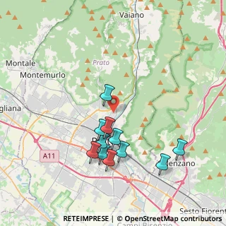 Mappa Via Angelo Brofferio, 59100 Prato PO, Italia (3.76818)