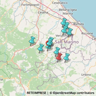 Mappa Via Giuseppe Verdi, 47863 Novafeltria RN, Italia (10.67083)