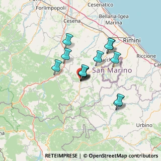 Mappa Via Giuseppe Verdi, 47863 Novafeltria RN, Italia (10.56231)