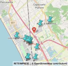 Mappa Via delle Bocchette, 55041 Capezzano Pianore LU, Italia (2.07583)