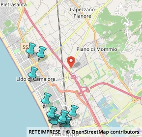 Mappa Via delle Bocchette, 55041 Capezzano Pianore LU, Italia (3.0175)