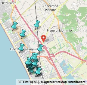 Mappa Via delle Bocchette, 55041 Capezzano Pianore LU, Italia (2.608)