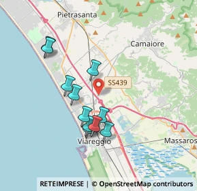 Mappa Via delle Bocchette, 55041 Capezzano Pianore LU, Italia (3.37455)