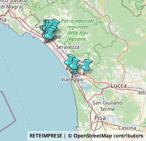 Mappa Via delle Bocchette, 55041 Capezzano Pianore LU, Italia (13.205)