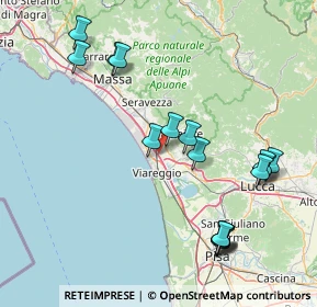 Mappa Via delle Bocchette, 55041 Capezzano Pianore LU, Italia (18.04588)