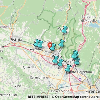 Mappa Via Bligny, 59100 Prato PO, Italia (7.14846)