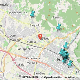 Mappa Via Bligny, 59100 Prato PO, Italia (3.25615)