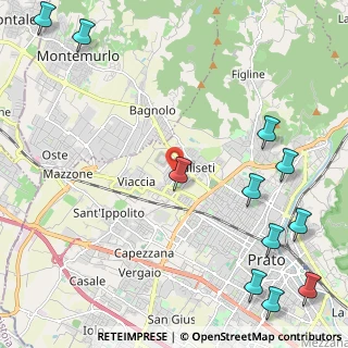 Mappa Via Bligny, 59100 Prato PO, Italia (3.26455)