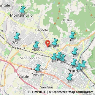 Mappa Via Bligny, 59100 Prato PO, Italia (2.52214)