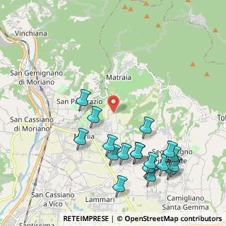 Mappa Via del Parco, 55012 Capannori LU, Italia (2.44889)