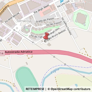 Mappa Via B. Bedosti, 11, 61122 Pesaro, Pesaro e Urbino (Marche)