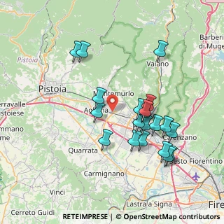 Mappa Via Alfredo Forti, 59100 Prato PO, Italia (7.4535)