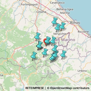 Mappa Via Il Raggio, 47863 Novafeltria RN, Italia (10.07824)