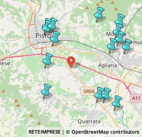 Mappa Via Fiorentina, 51100 Pistoia PT, Italia (5.13467)