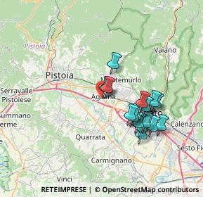 Mappa Via Giuseppe Parini, 51031 Agliana PT, Italia (6.76059)