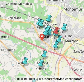 Mappa Via Giuseppe Parini, 51031 Agliana PT, Italia (1.9555)