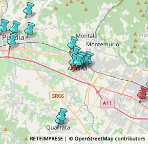 Mappa Via Giuseppe Parini, 51031 Agliana PT, Italia (4.29471)