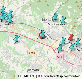 Mappa Via Giuseppe Parini, 51031 Agliana PT, Italia (6.25)