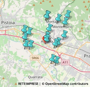 Mappa Via Giuseppe Parini, 51031 Agliana PT, Italia (3.06579)