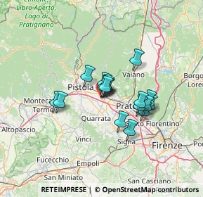 Mappa Via Giuseppe Parini, 51031 Agliana PT, Italia (9.63647)