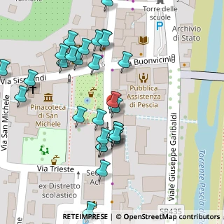 Mappa Corso Giacomo Matteotti, 51017 Pescia PT, Italia (0.06207)